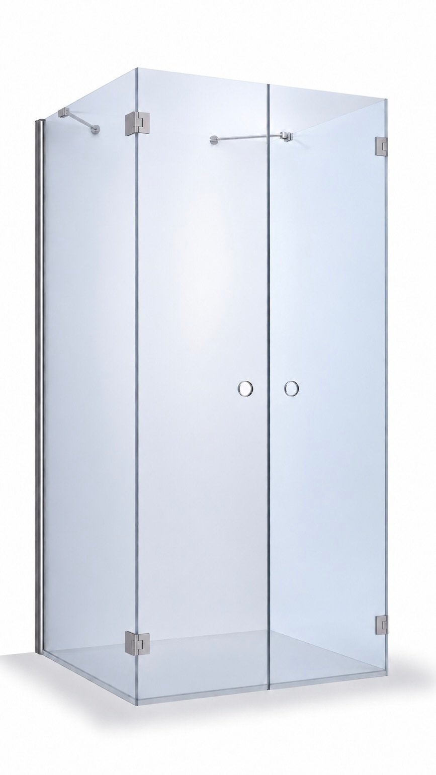 Minimalist Hjørnebrusekabine i Glas Minimalist Hjørnebrusekabine i Glas